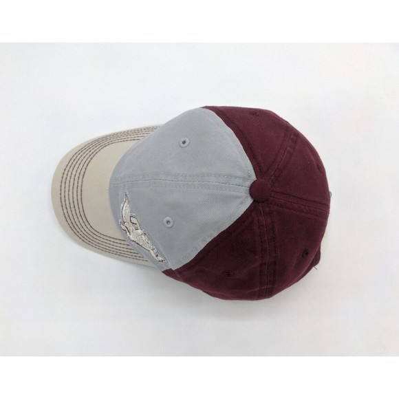 MN Gophers Hat NCAA Adjustable buckle Gray Red Mascot Goldy Embroidered Logo - Picture 6 of 12